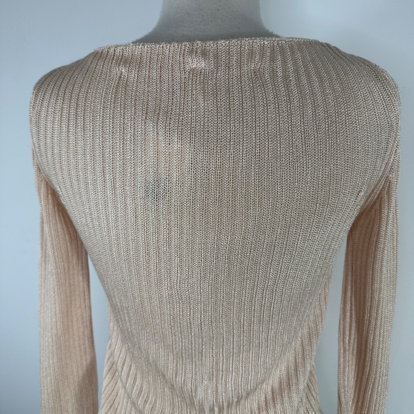 NWT Free People Game On Button Front Cardigan in White Swan Size XS MSRP $78 - Picture 10 of 16